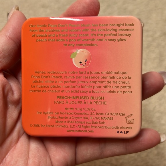 Too Faced Papa Don’t Peach Blush - Picture 3 of 3